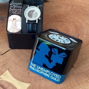 Leonardo Da Vinci Backwards Watch